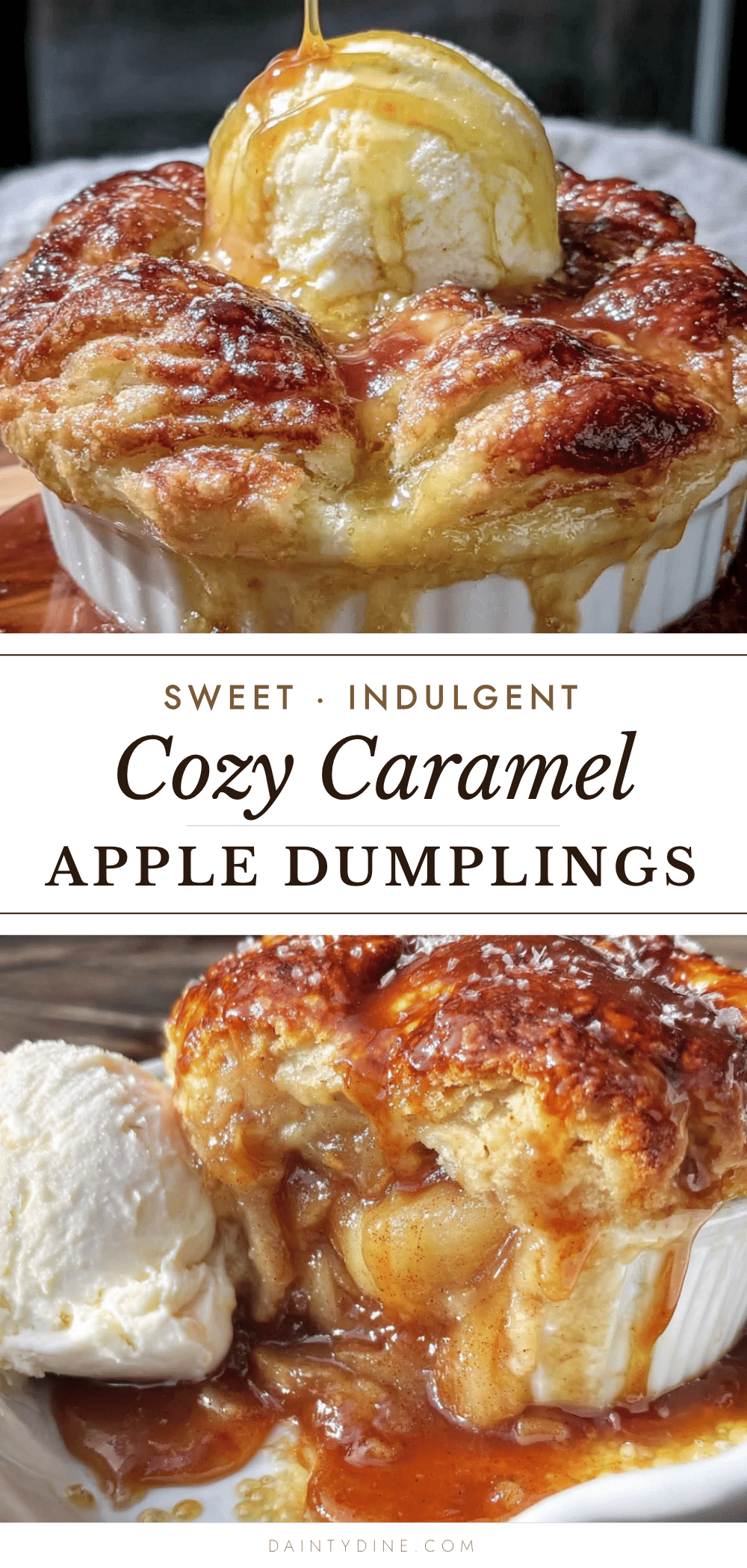 caramel apple dumplings with mountain dew recipe