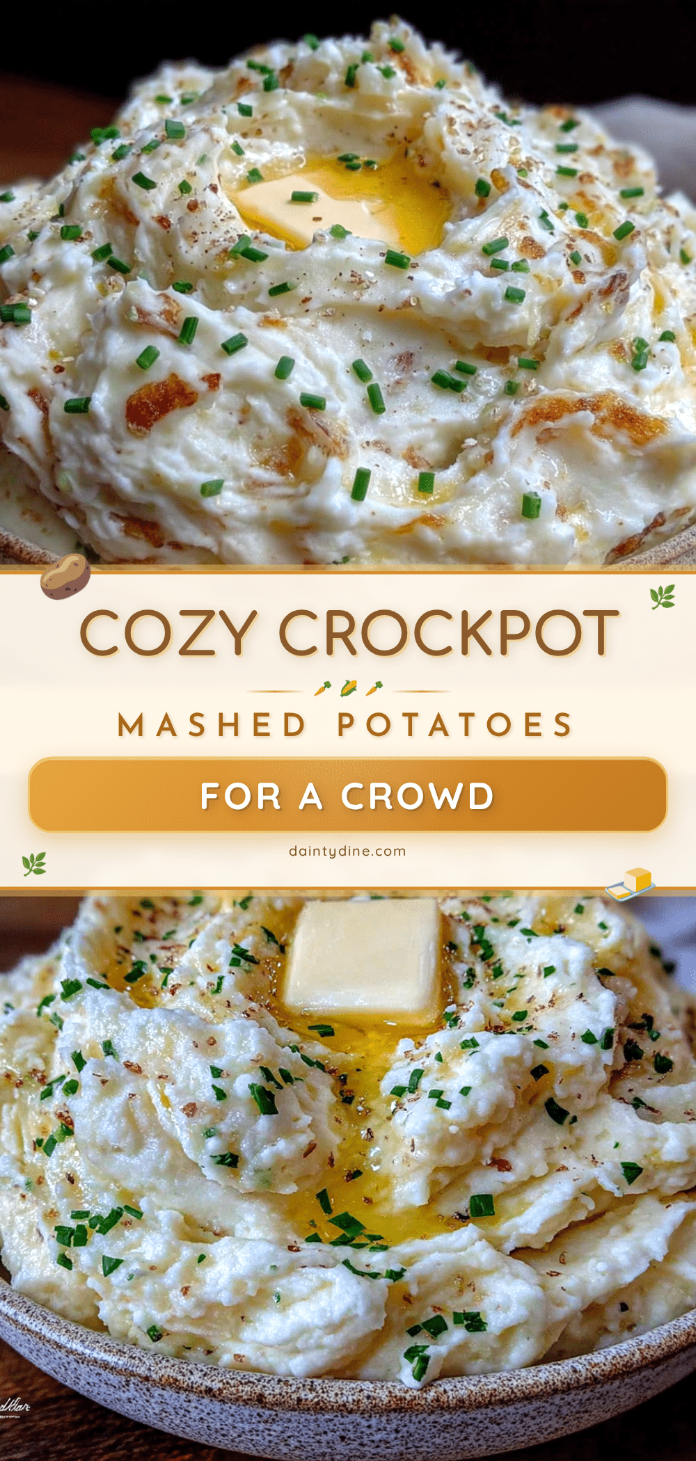 cozy crockpot mashed potatoes for a crowd recipe