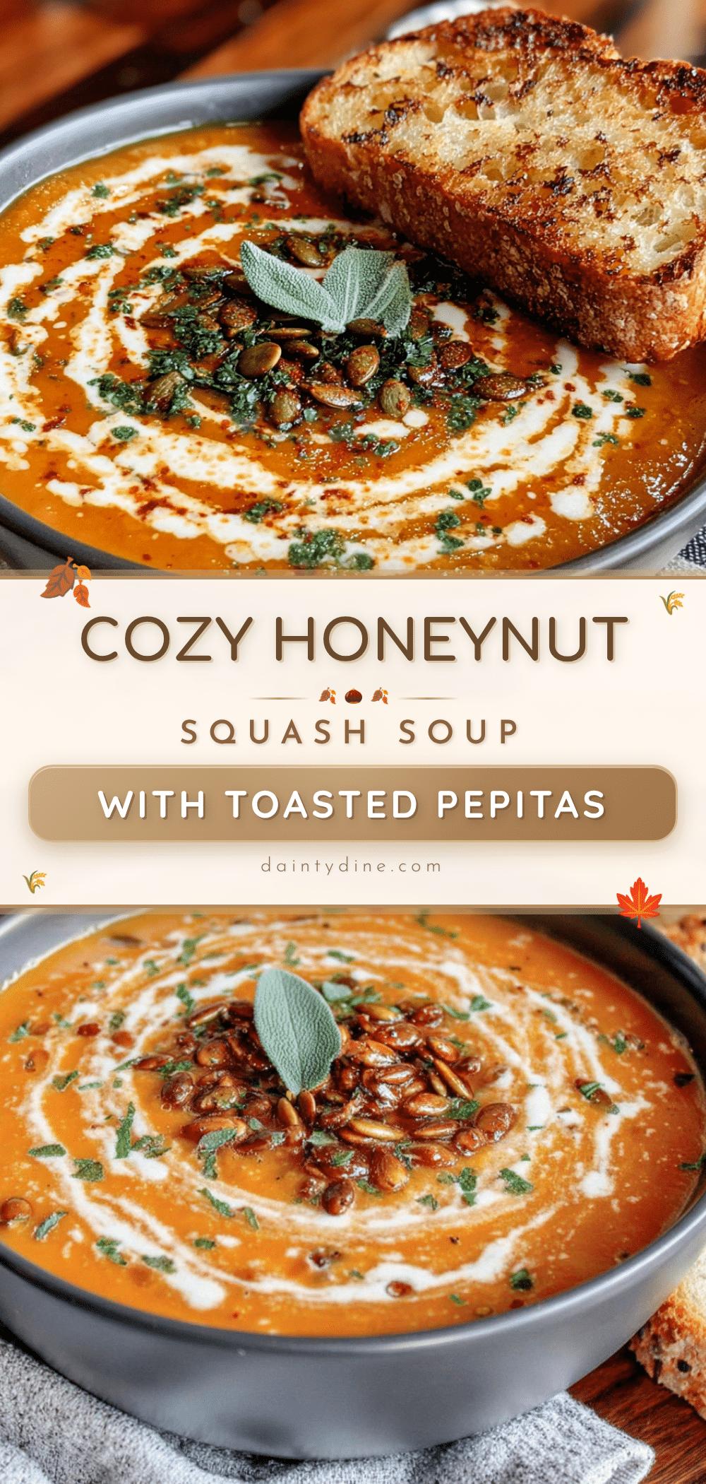 cozy honeynut squash soup recipe