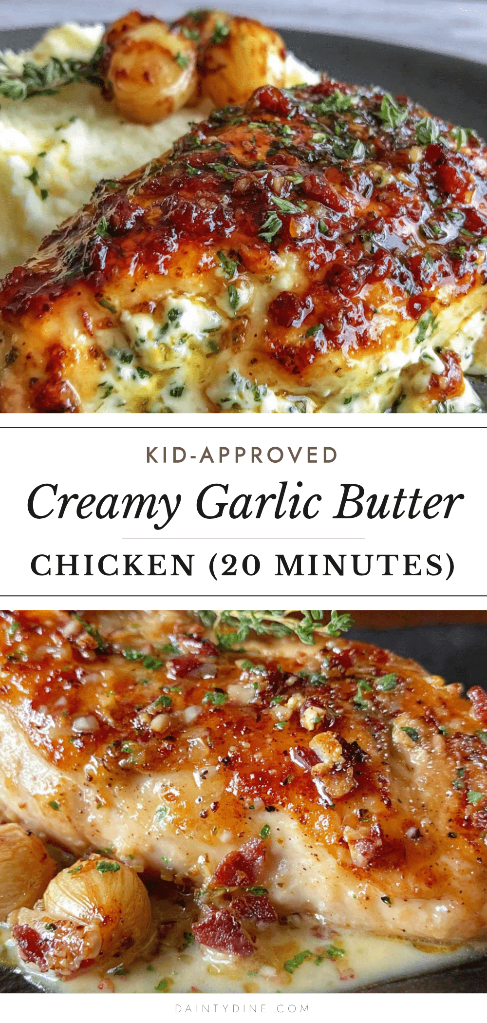 creamy garlic butter chicken recipe