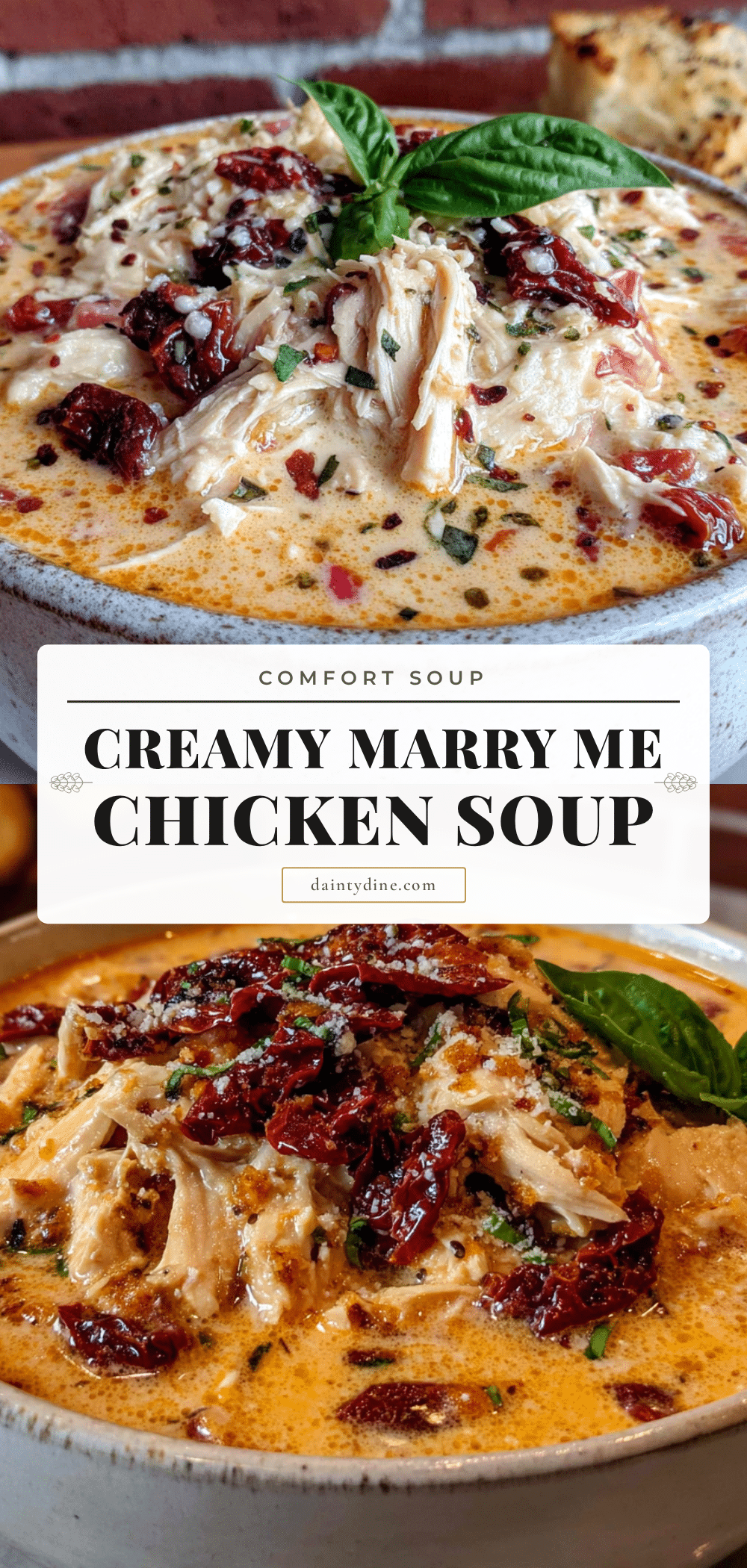 creamy marry me chicken soup recipe