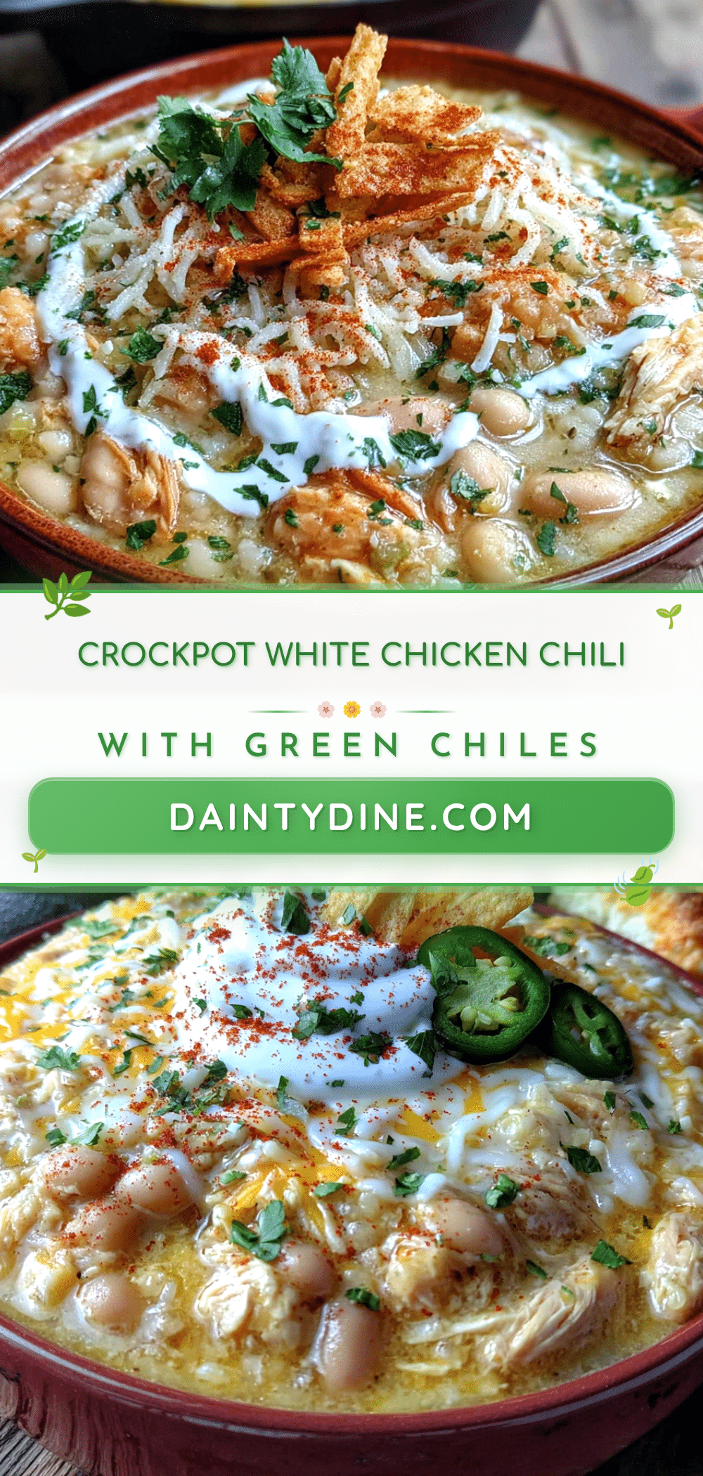 crockpot white chicken chili recipe
