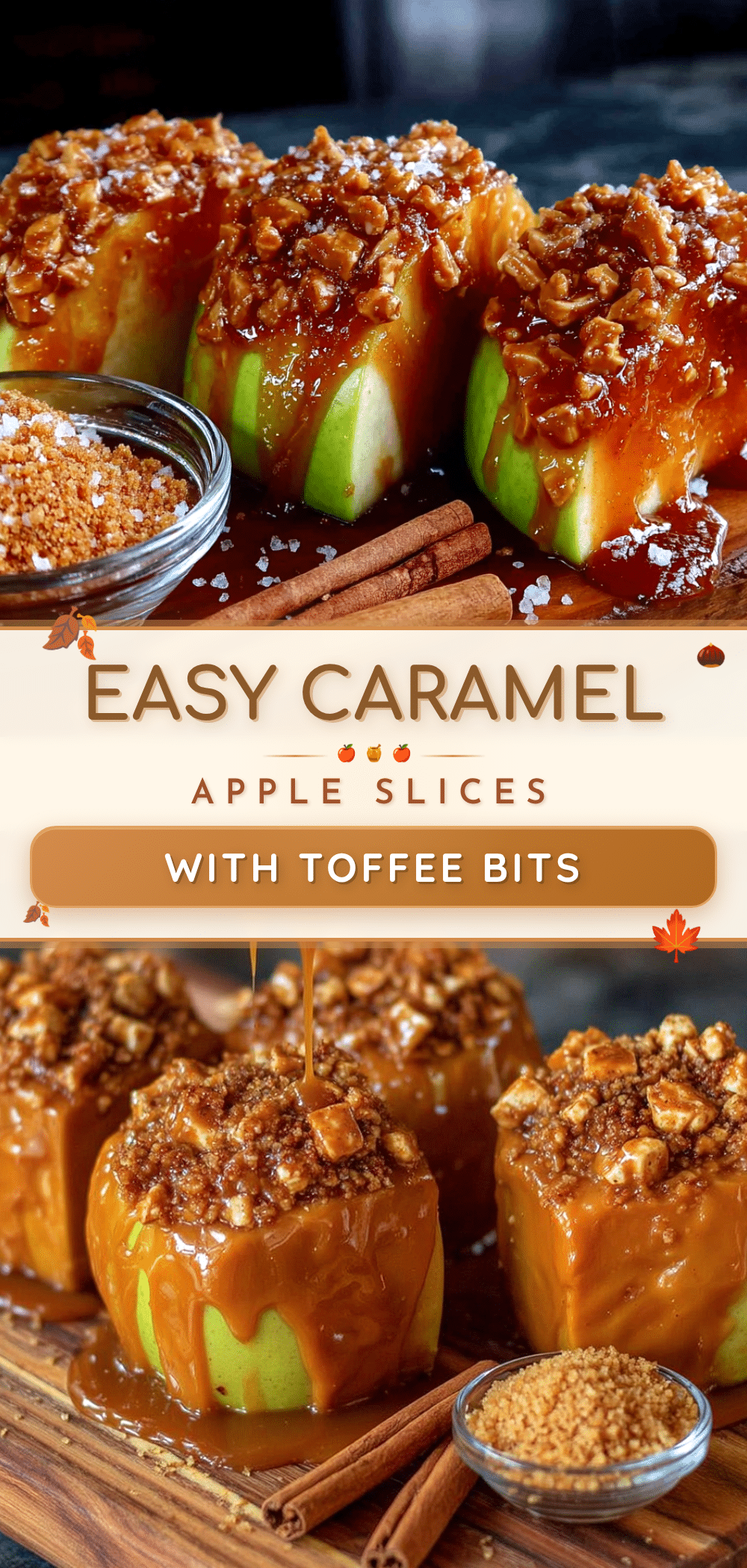 easy caramel apple slices recipe