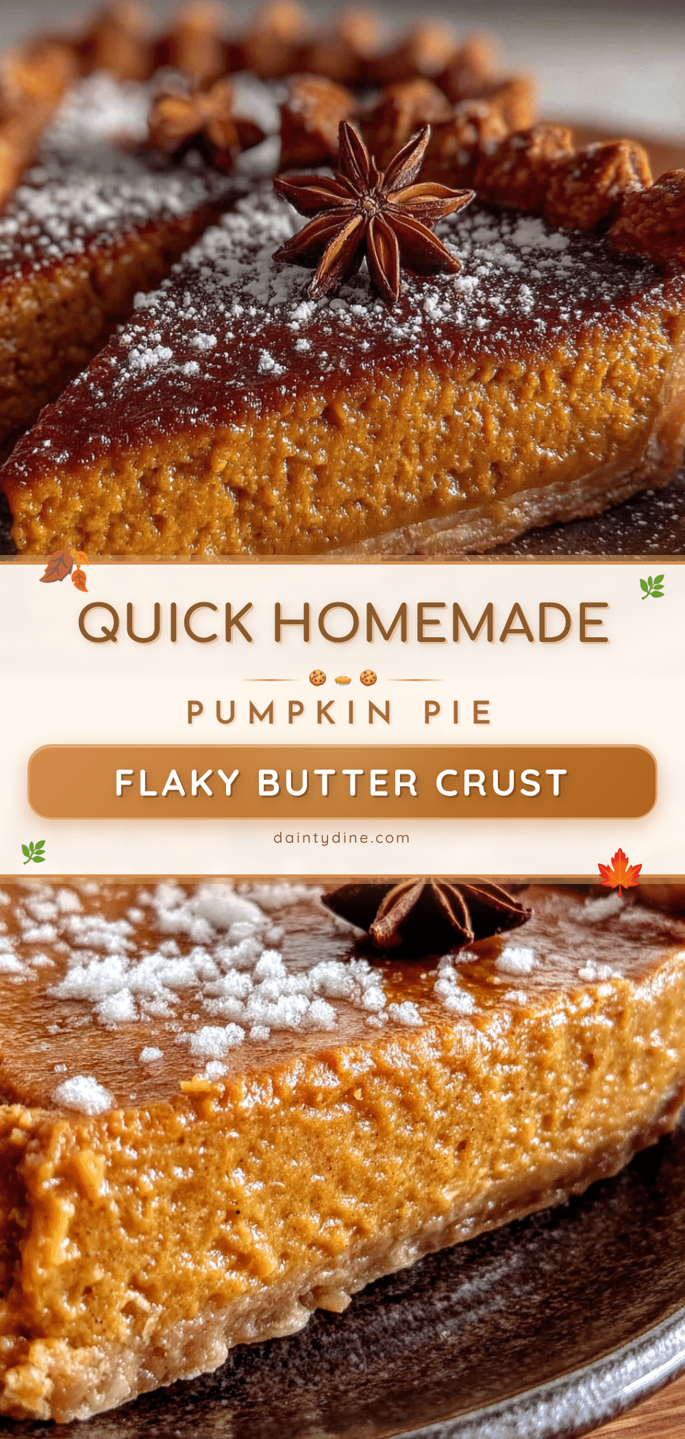 easy homemade pumpkin pie recipe