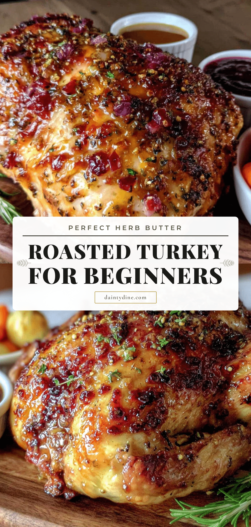 herb butter roasted turkey for beginners recipe