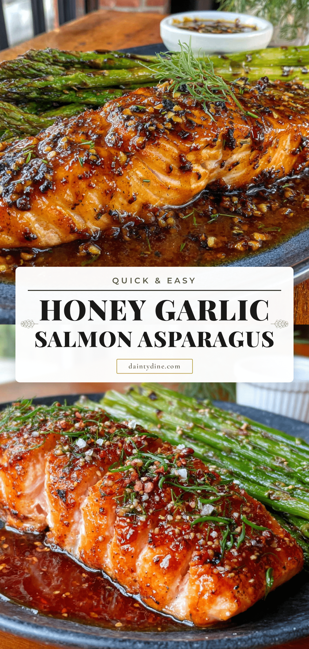 honey garlic salmon recipe