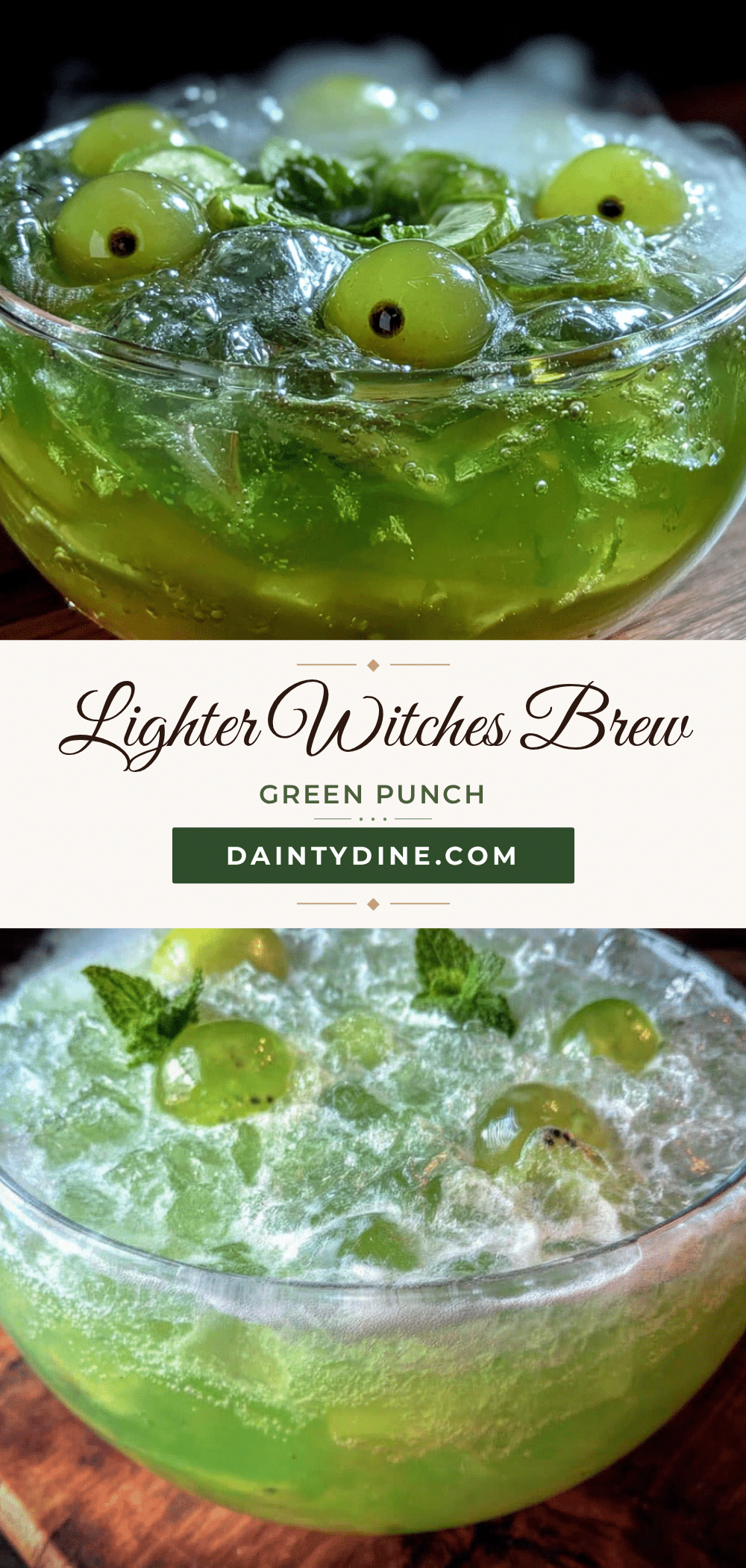 lighter witches brew green punch recipe