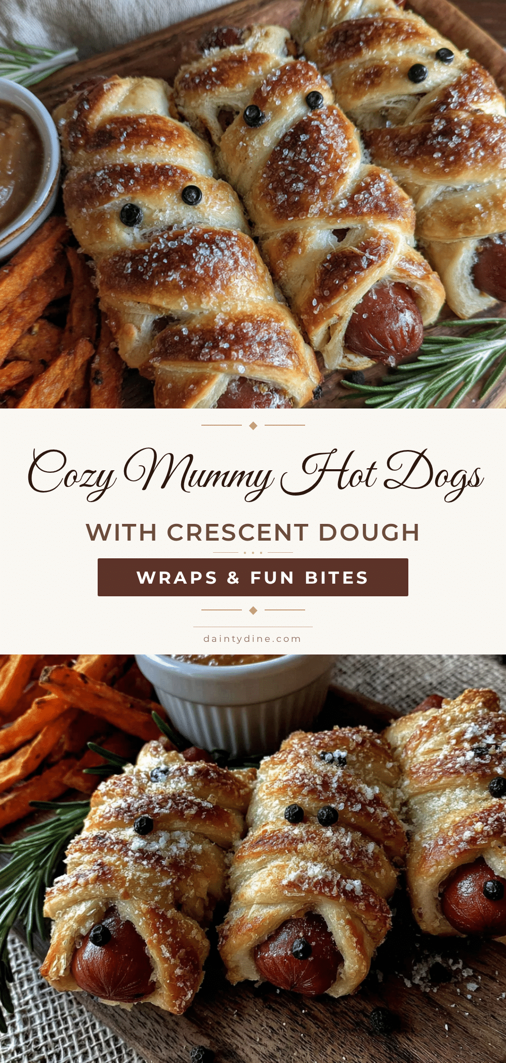 mummy hot dogs with crescent dough recipe