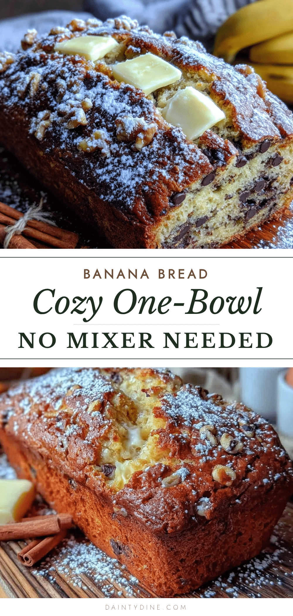 one bowl banana bread recipe