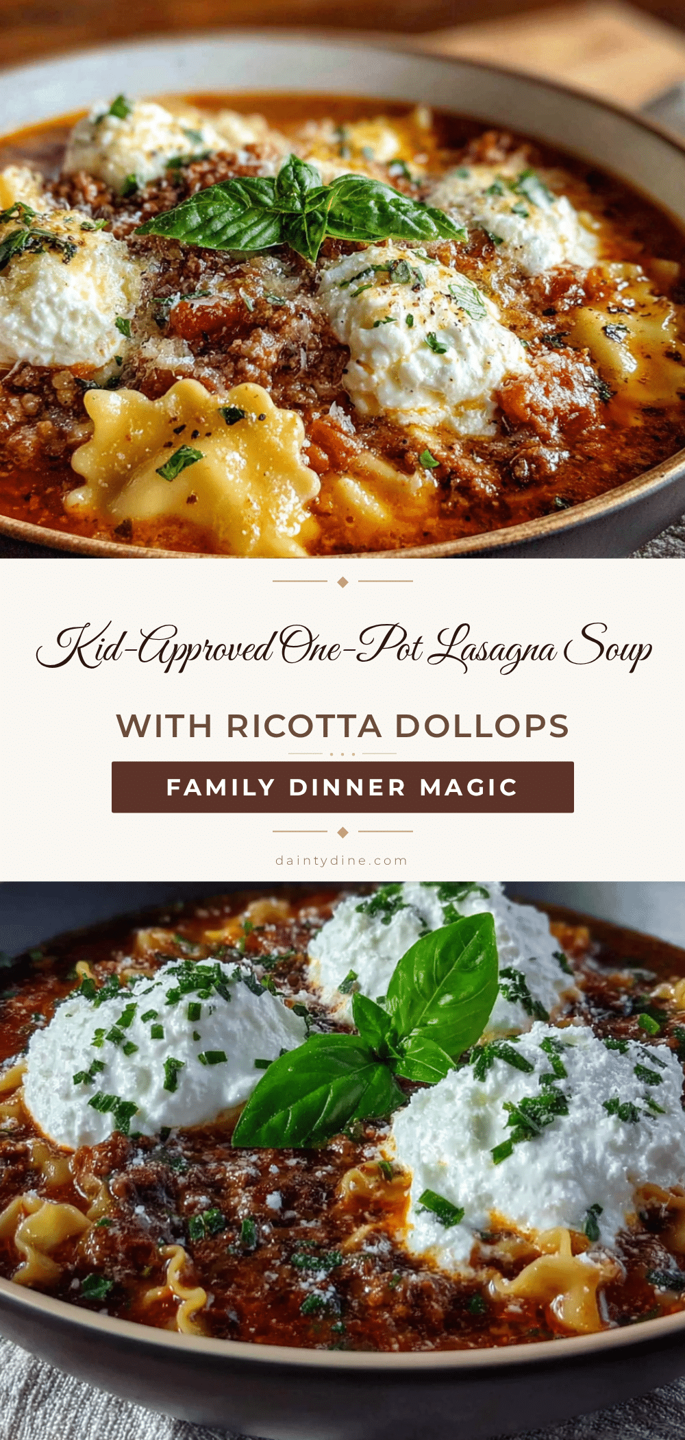 one-pot lasagna soup recipe