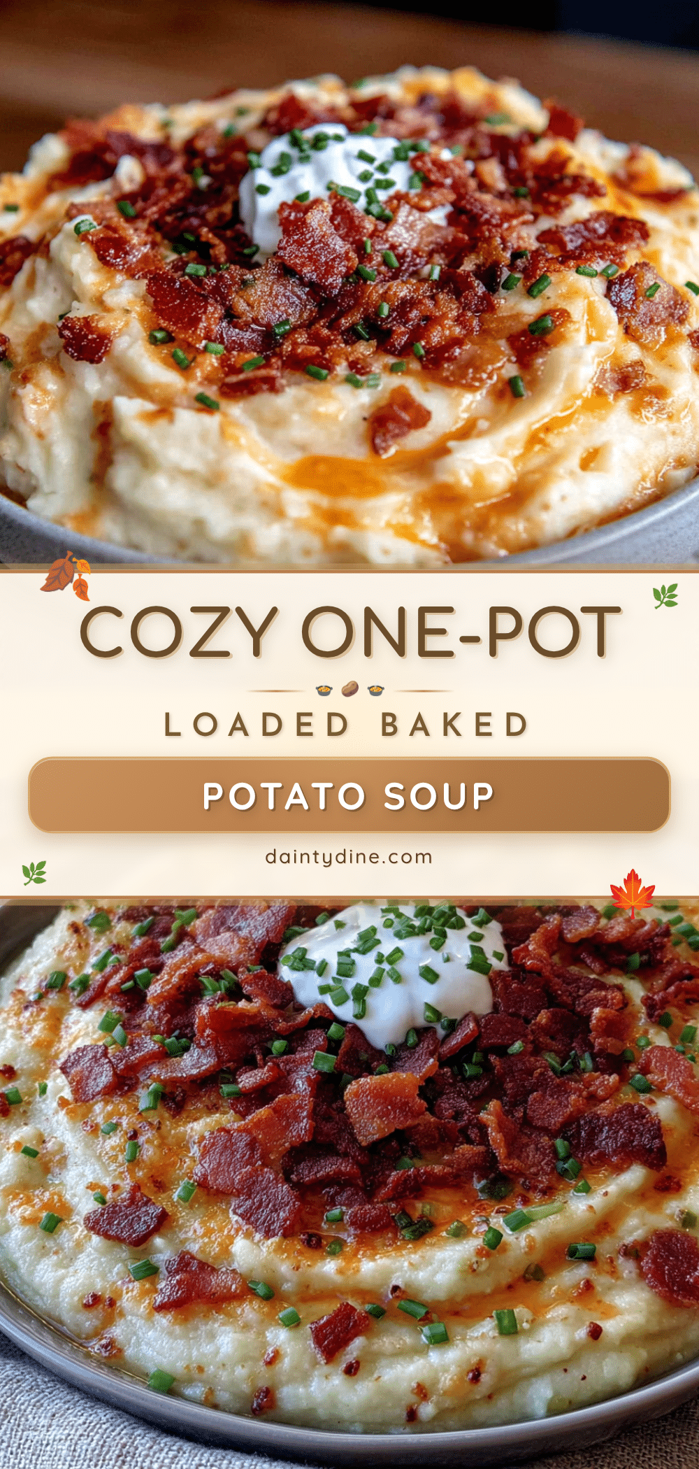 one-pot loaded baked potato soup recipe