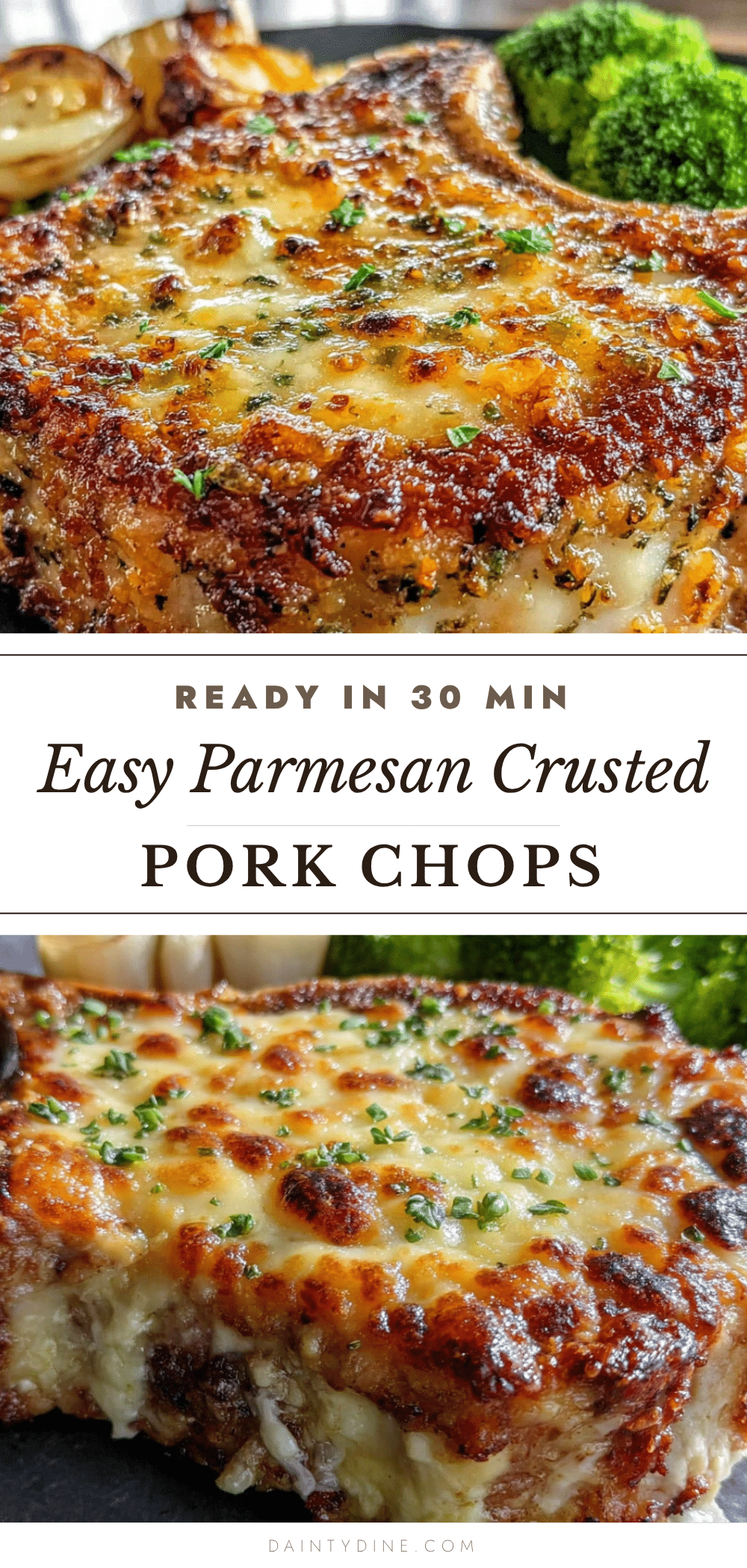 parmesan crusted pork chops recipe