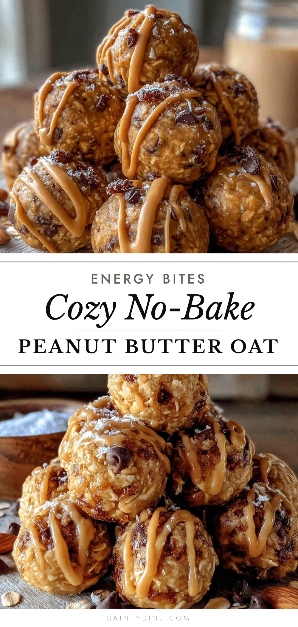 peanut butter oat energy bites recipe