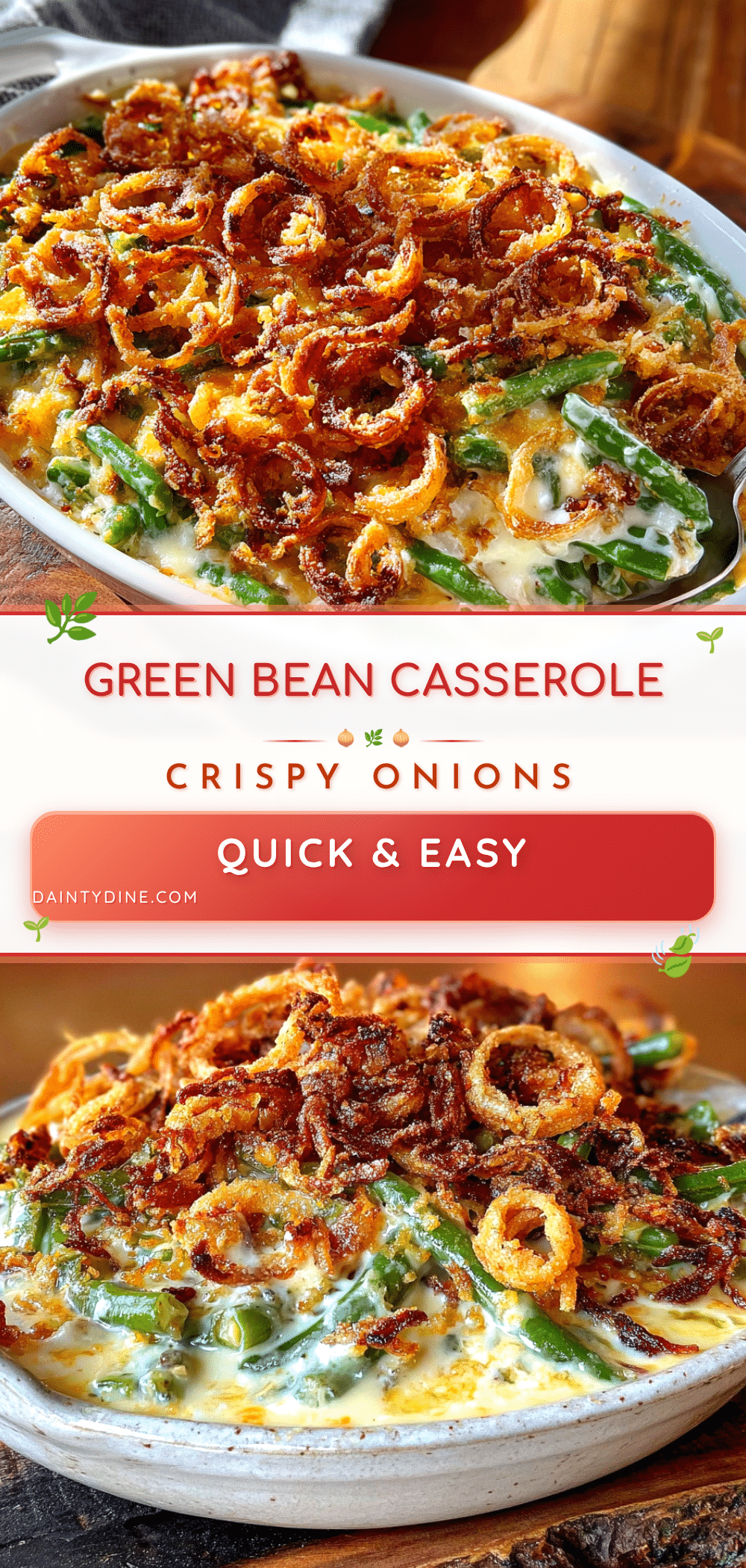 quick green bean casserole recipe