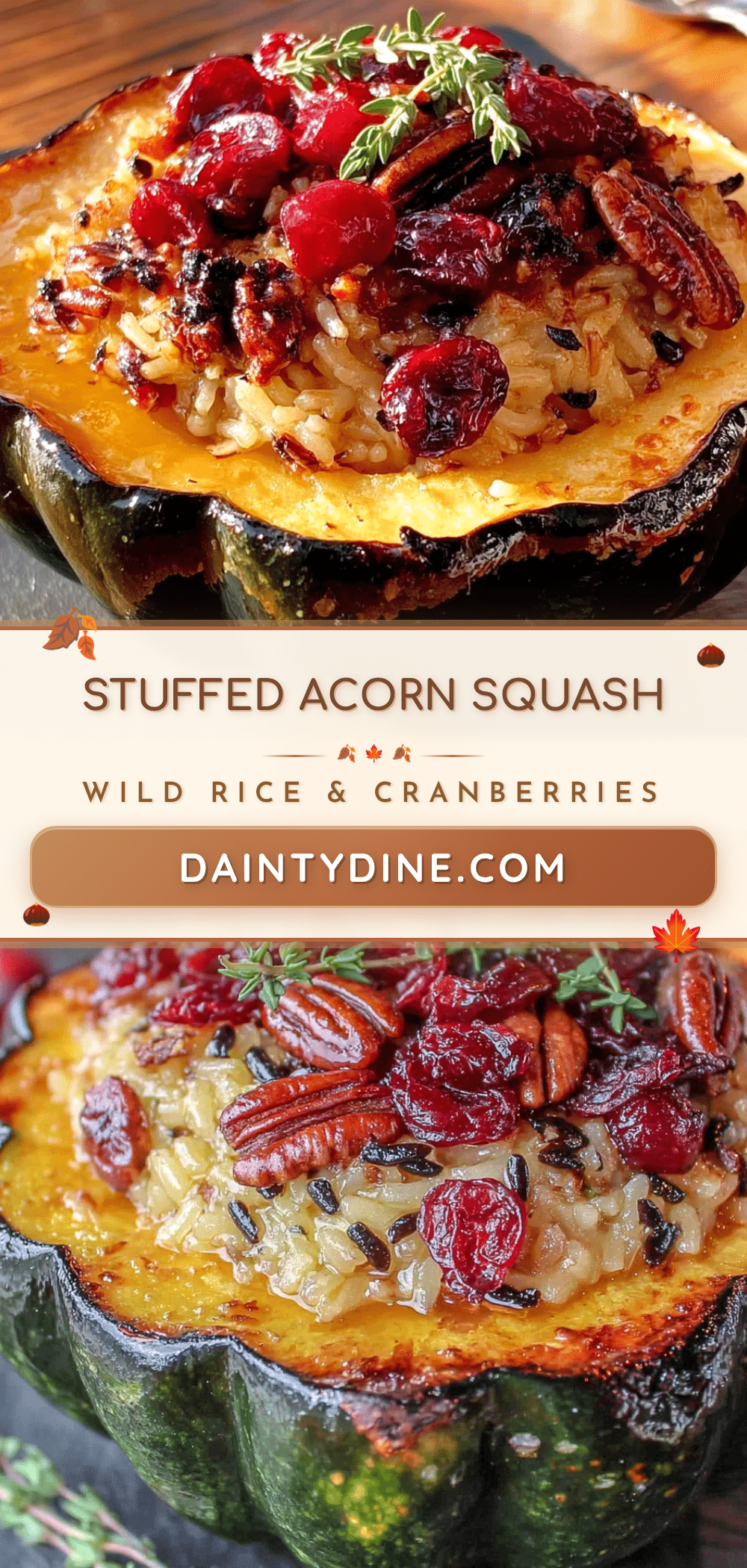 quick stuffed acorn squash recipe