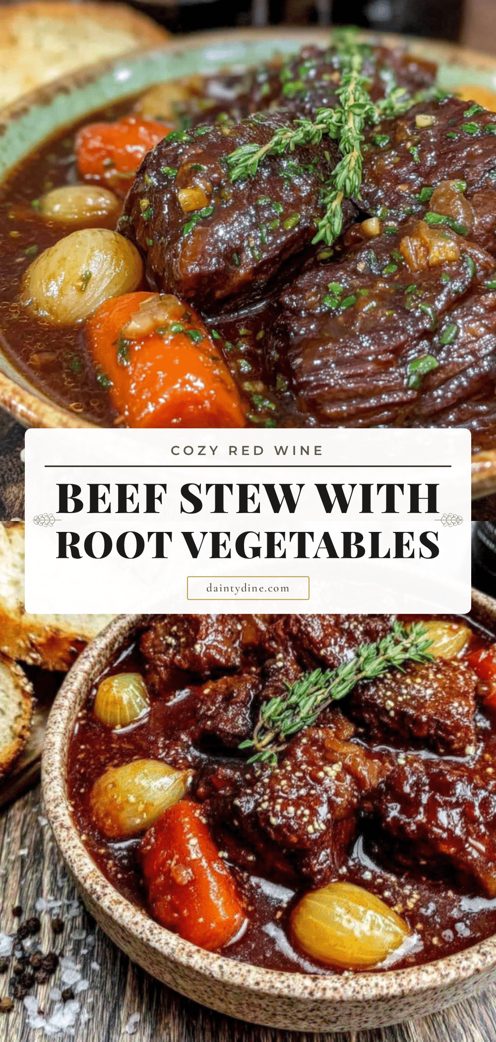 red wine beef stew recipe