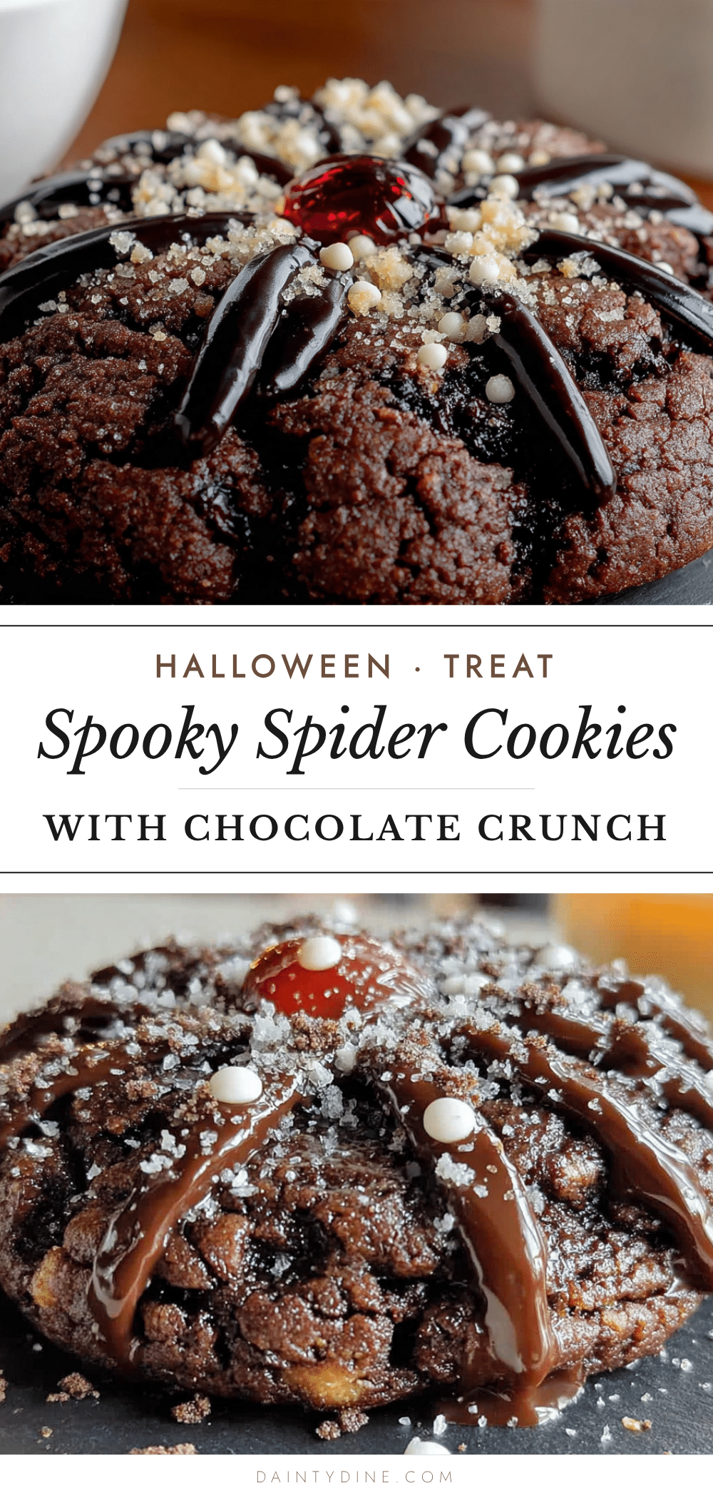 spooky spider cookies recipe