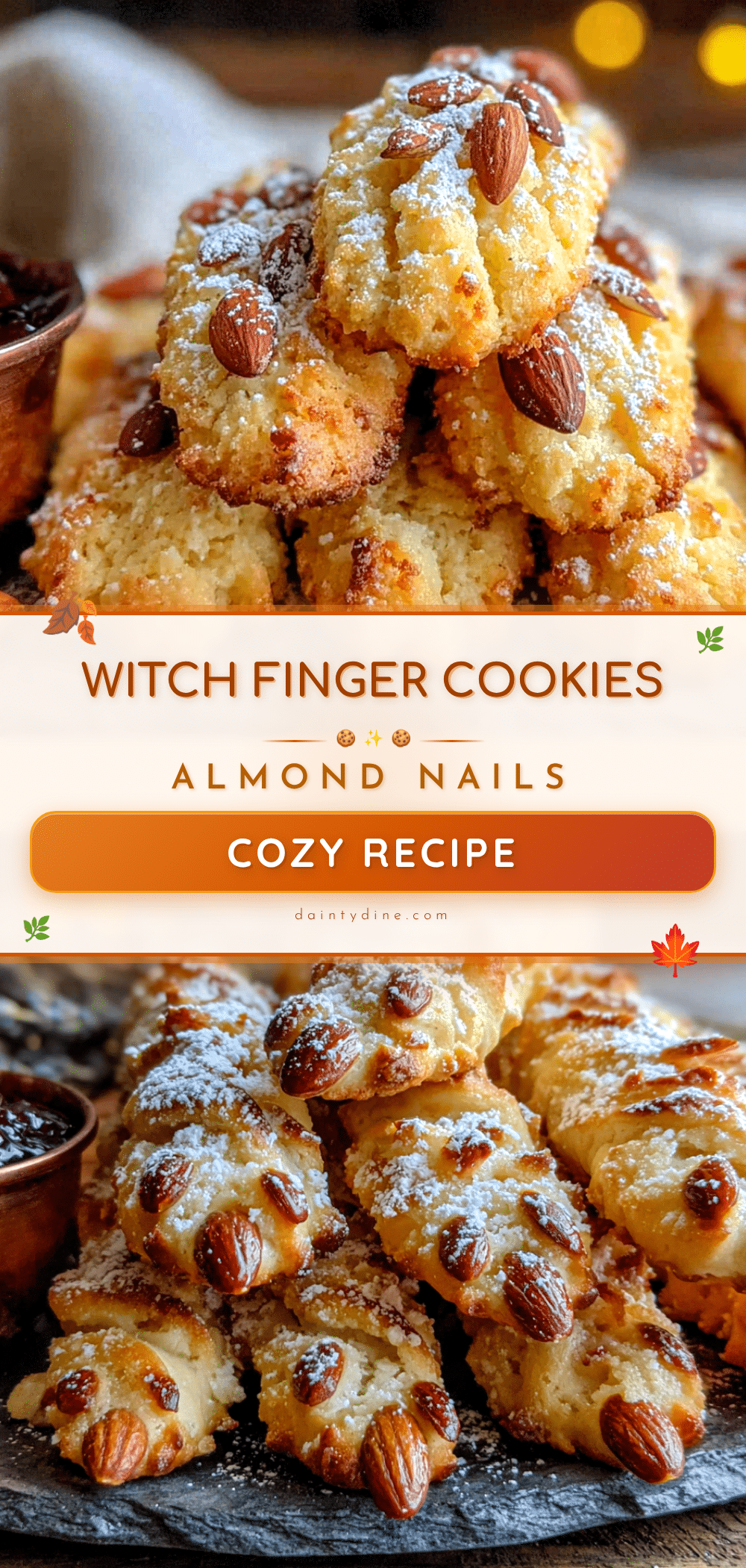witch finger cookies recipe